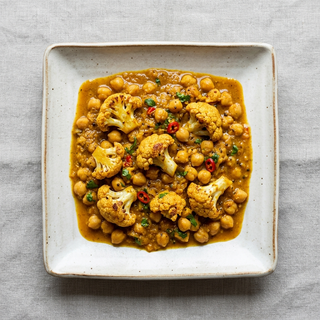 Cauliflower and Chickpea Curry
