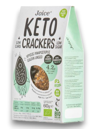 Crackers Keto de Lino Dorado 
