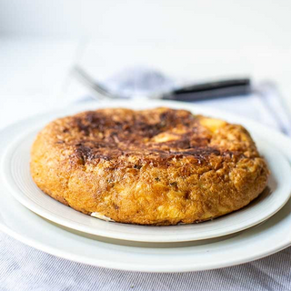 Tortilla De Patatas Con Atún Y Mayonesa