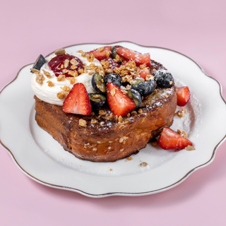 French toast with raspberry and cream cheese 