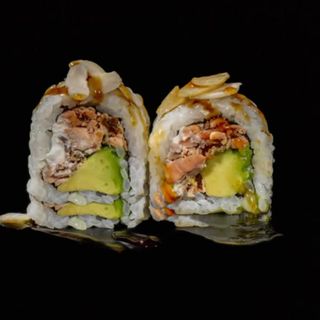 Uramaki roll salmón plancha (8 pzs.)