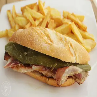 Menú bocadillo