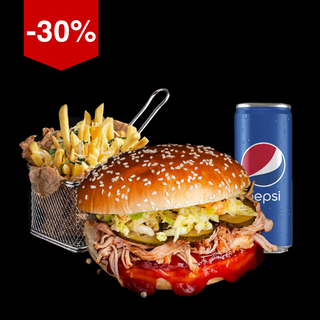 OFERTA Meniu Burger Pull Pork