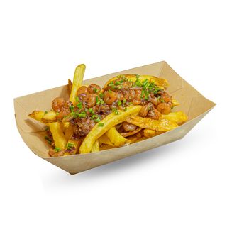 Cartofi prajiti cu creveti