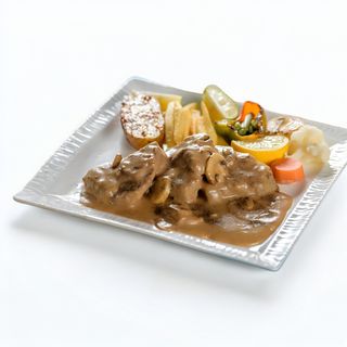 Teleći file u umaku od šampinjona