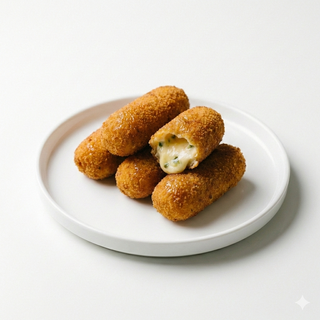 Croquetas De Jalapeños Con Crema Cheese (6 Uds.)