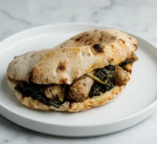 Panuozzo Salsiccia e friarielli