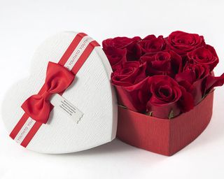 Coração Rosas Paixão com 20 Rosas