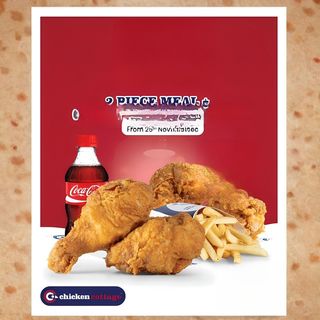 2 Piece Meal + (Free 2 Piece Chicken)