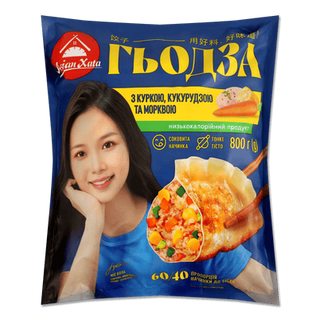 Гьодза Asian Xata з куркою, кукурудзою та морквою (800г)