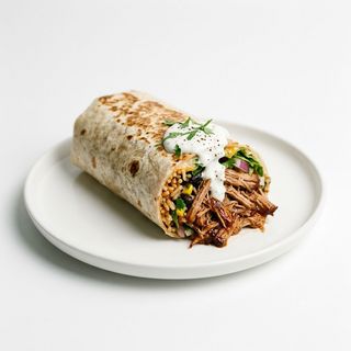Burrito De Pulled Pork