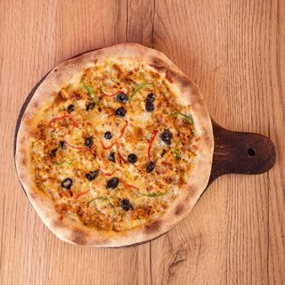 Pizza Poulet (Sauce Blanche)