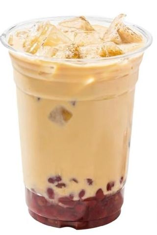 Milk tea con fagioli rossi