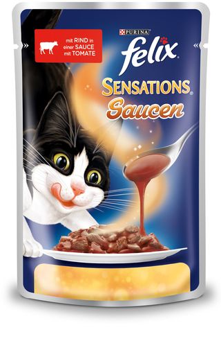 Felix Sensations with beef 85gr