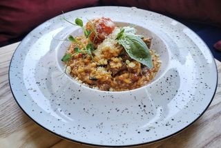 Томатне різото з телятиною (180г)