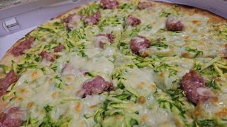 Zucchine e salsiccia tonda