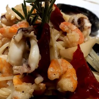Spaghettis fruit de mer
