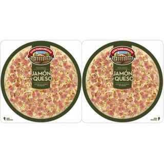 Pizza De Jamón Y Queso Casa Tarradellas Pack 2 Uds De 220 G