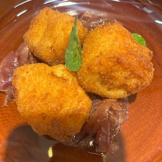 NUGGETS DI BACCALA' " DON GIOVANNI " CON CIPOLLA CARAMELLATA 