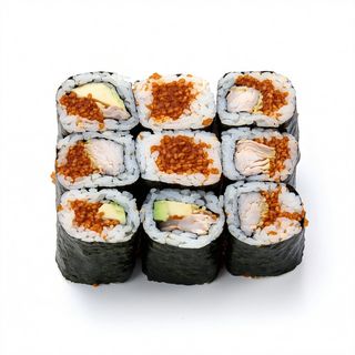 85A .-Rollito Tori No Karaage Con Arroz Negro 8 pzs.