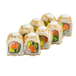 Каліфорнія в кунжуті з лососем свіжим (200г)