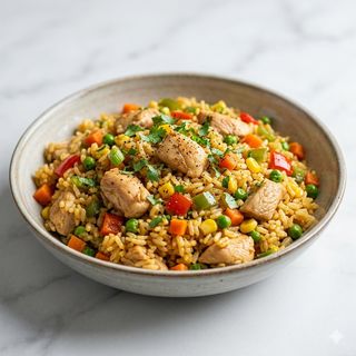 Arroz de Pollo y Verduras