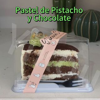Pastel de Pistacho y Chocolate