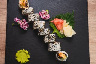 California Łosoś w tempurze (8 szt.)