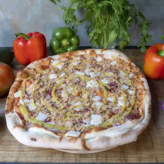 Pizza Pastrami Miel Mostaza