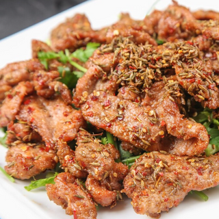 Agnello saldato con cumino piccante（piccante）