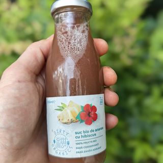 Suc bio de ananas cu hibiscus 250ml