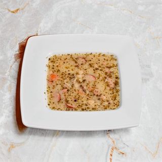 Żurek staropolski z puree ziemniaczanym