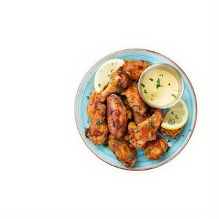 Alitas De Pollo Con Sal Y Pimienta (Ración)