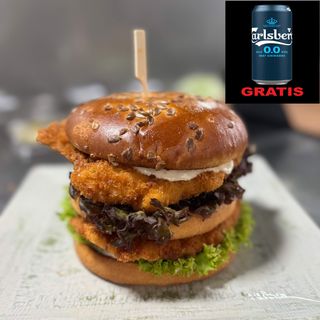 Nossa Double Crispy Explosion + Bere Calsberg 0% CADOU!