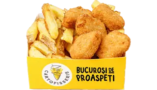 Cartofi cu Nuggets Pui Medium