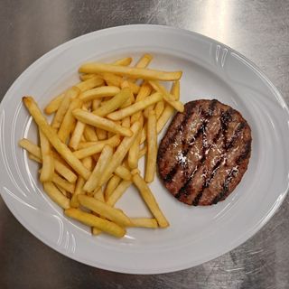 Hamburger e patatine