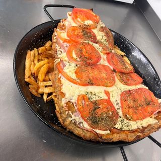 Cachopo a la napolitana de jamón y queso