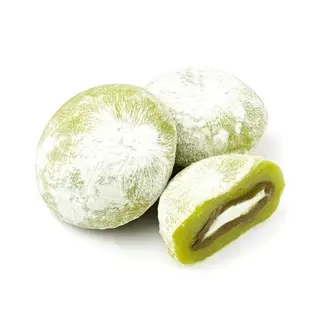 Tradicional mochi de té verde