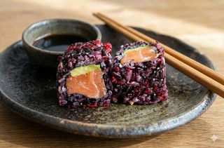 Uramaki Black Sake avocado 8 pezzi