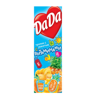 Da Da 0,2л с трубочкой (апельсин)