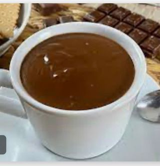 Chocolate caliente a la taza