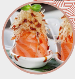 Gunkan salmone - 2 pezzi