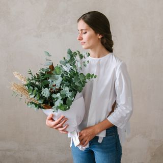 Ramo de verdes de otoño tamaño M