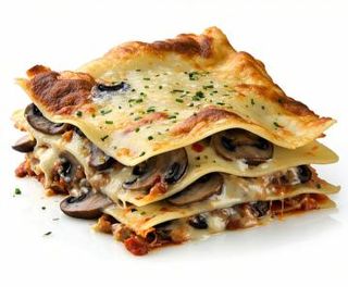 Lasaña de setas