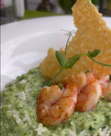 Risotto cu spanac și creveți