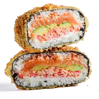 SALMON PHILADELPHIA SUSHI BURGER