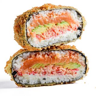 SALMON PHILADELPHIA SUSHI BURGER 