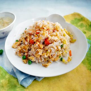 Arroz frito tres delicias