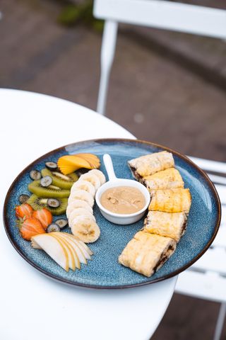 OMLET Z FIT NUTELLA I MASŁEM ORZECHOWYM