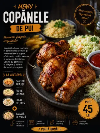 Meniu Copanele La Cuptor 400Gr